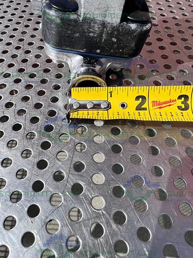 Used ITT Pure Flo  .75-F-419-6-4-TM-CWP150 Diaphragm Valve w/ 3/4" Sanitary Fitting