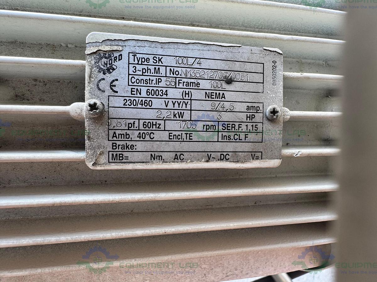 Used Watson Marlow 840RG Sanitary Peristaltic Metering and Transfer Pump w/ 3 HP Pump
