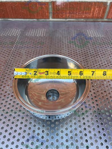 Used Stainless Steel  Cylindrical Reducer 1 1/2" to 6 1/2" Sanitary Fittings