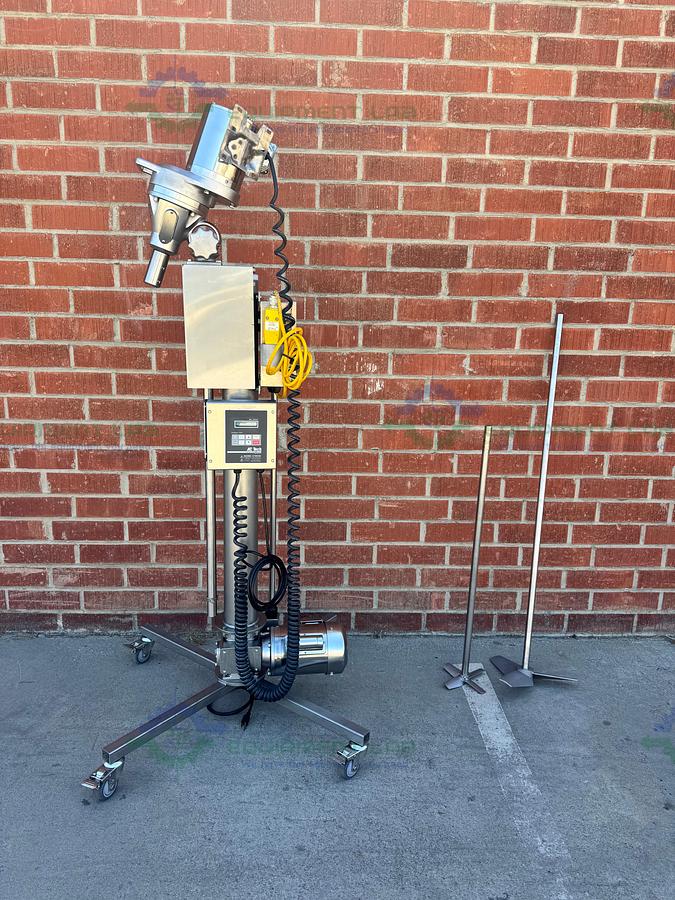 Used Sharpe Mixers SSG-050VF Portable Mixer w/ VFD, 1/2 HP Motor, Two Impellers