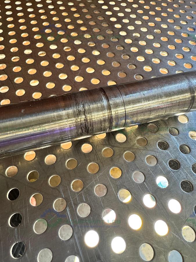 Used 39" Stainless Steel Mixing Shaft  1" Diameter w/  7" Impeller