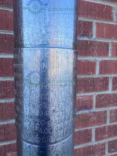 Used Allegheny Bradford F-777401 Stainless Steel Cartridge Filter Housing