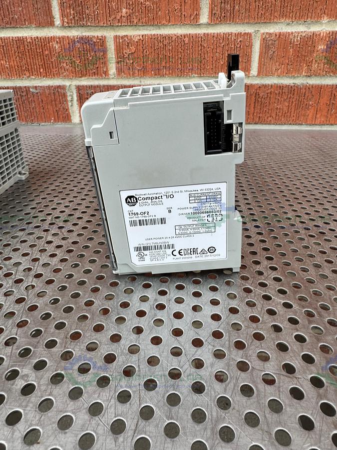Used Allen Bradley Compact Logix L24ER QBFC1B Controller w/ 1769-OF4 Compact I/O