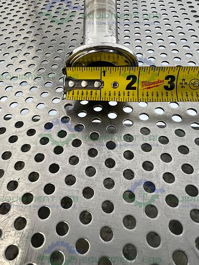 Used 2 ITT Pure-Flo A208 Diaphragm Valves 90PSI w/ 3/4" and 1" Sanitary Fittings