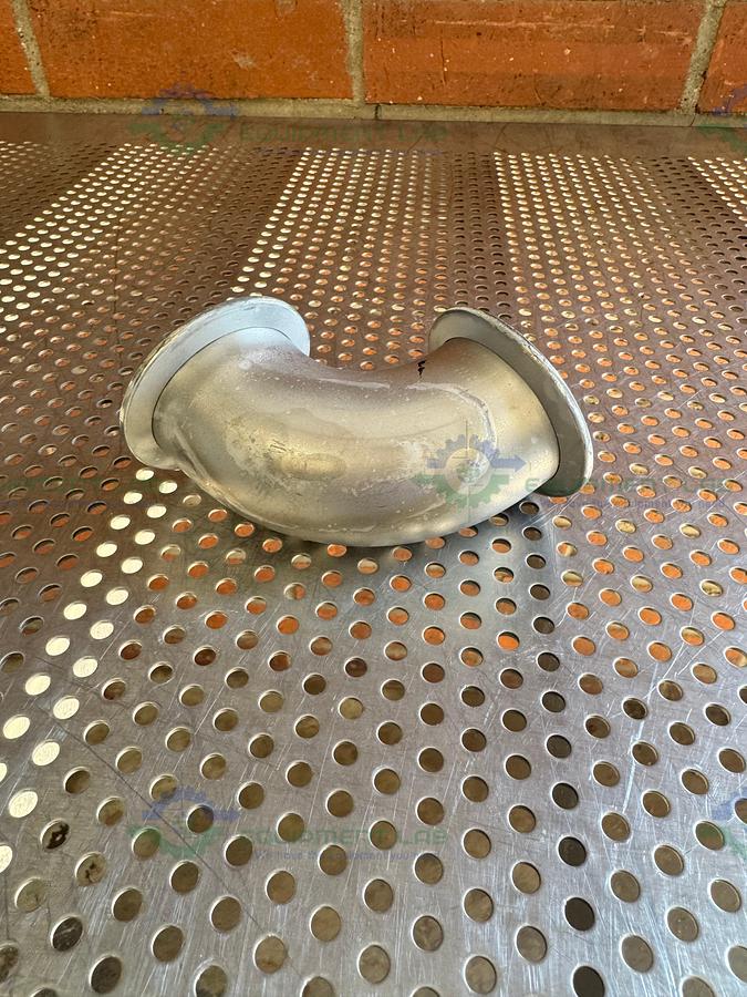 Used Stainless Steel KF 50 Elbow Nipple Vacuum Fitting