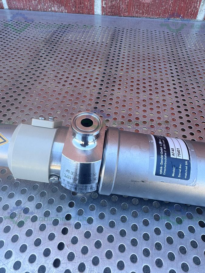 Used Optek AF45 Wavelength UV Absorption Sensor w/ 1/2" Sanitary Fitting