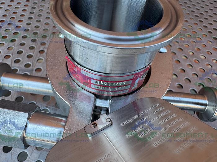 Used BS&B GR-C Safety Head 1 1/2" Fitting w/ 45 PSIG Rupture Disc, 1/2" Tee Fitting