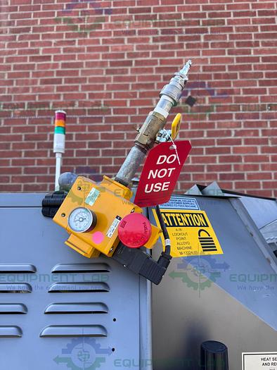 Used Alloy Brands AERGO 8 Rotary Blister Vacuum Sealer Machine  45 CFM, 20 CPM