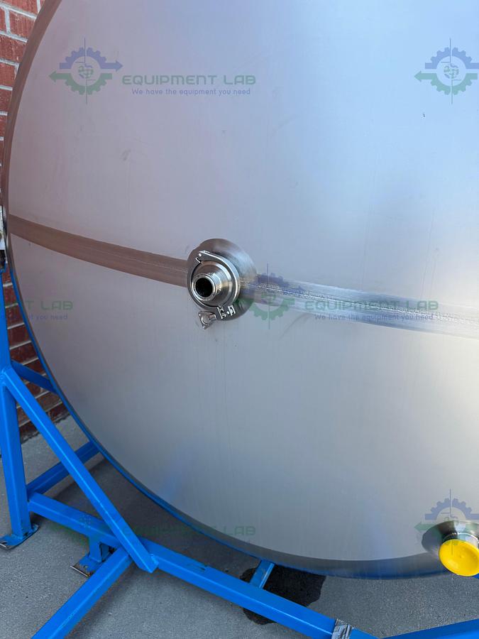 1000 Gallon Stainless Steel Jacketed Vessel / Holding Tank