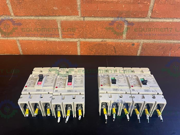 Used Lot of 2 - Mitsubishi Electric NF125-SVU No Fuse Circuit Breaker