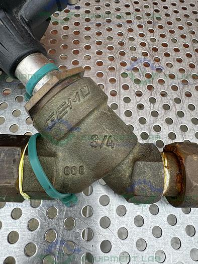 Used Gemu 554/20/D195-1-1-A154 Pneumatic Angle Seat Globe Valve