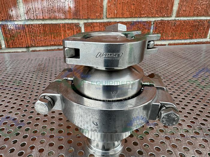 Used Pick Heaters  Stainless Steel Check Valve w/ 1.5" Sanitary Fitting