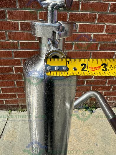 Used Allegheny /Millipore Stainless Steel Double Cartridge Filter Housing Skid 9" &4"