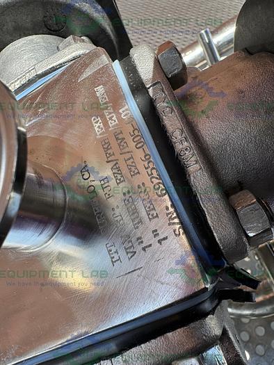 Used 4 ITT Pure Flo Advantage Stainless Steel Diaphragm Valve w/ 1" Sanitary Fitting