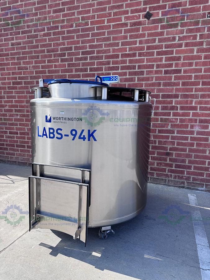 Used Worthington Industries LABS-94K  Liquid Nitrogen Cryogenic Storage Tank