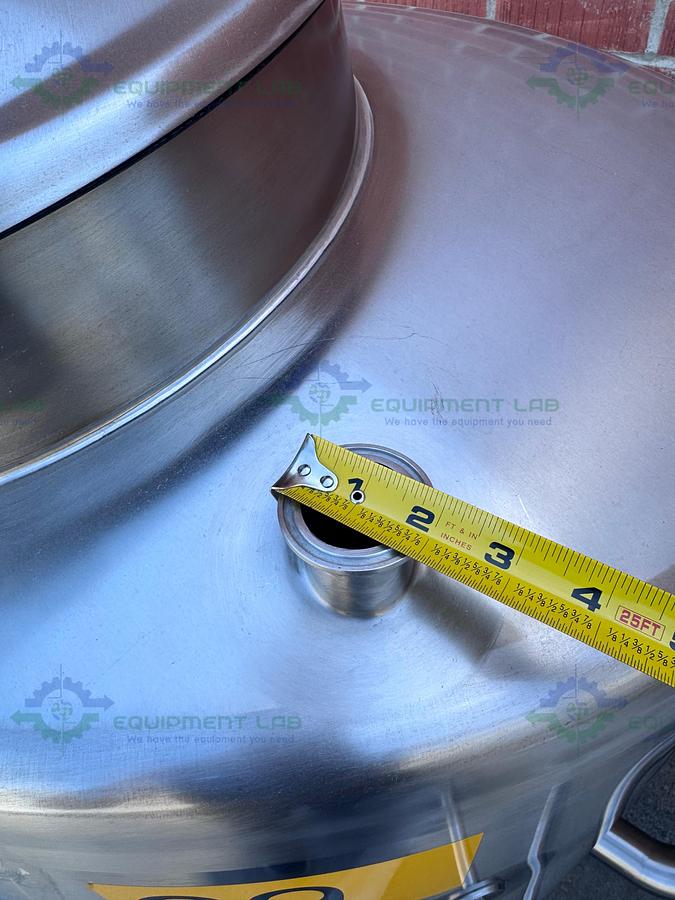 Used GEA 300 Liter Reservoir Tank w/ Fristam FPX742-205 Centrifugal Pump, Controller