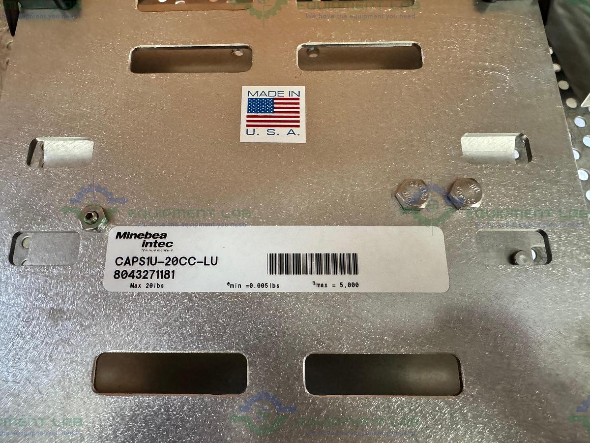 Used Minebea Intec CAPS1U-20CC-LU Stainless Steel Scale 10x10 w/ MIS2UR-V2, 30 LBS