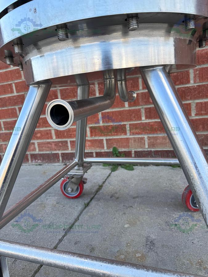 Used Allegheny Bradford 140L SS 316L Code 7 Multi Cartridge Filter Housing FV 150 PSI