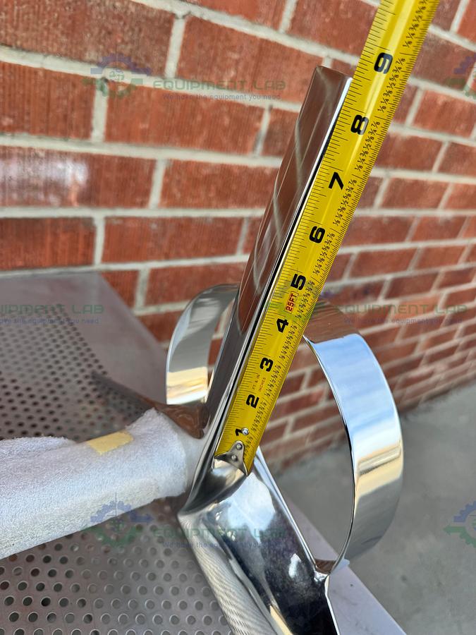 SPX Stainless Steel Mixing Tank Impeller 100" x 14" x 1.5" w/ Flange Fitting