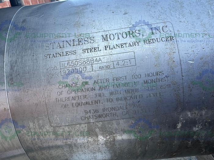 Used Waukesha Cherry Burrell 030U1 Rotary Lobe Pump w/ Stainless 2 HP Motor 3PH, 208V