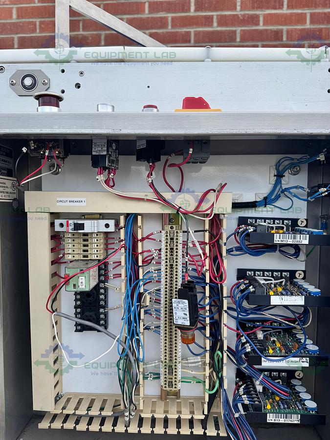  for parts or not working Dabrico Stainless Steel Reflow Surge Accumulation Feed Table Conveyor 46" x 84"