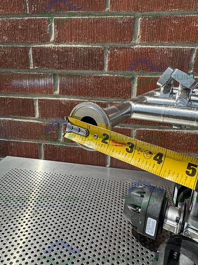 Used 5 ITT Pure Flo Advantage Stainless Steel Diaphragm Valve w/ 1" Sanitary Fitting