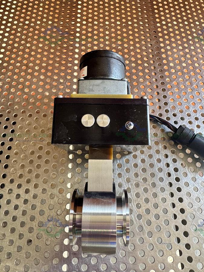 Used MKS 253B-15761 Stainless Steel Exhaust Throttle Valve w/ KF 40 Fitting