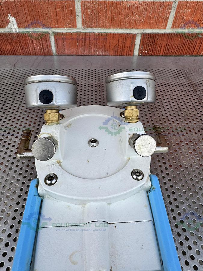 Used China GM-0.50 Diaphragm Vacuum Pump 200Mbar, 110V, w/ 30L/min Pumping Speed