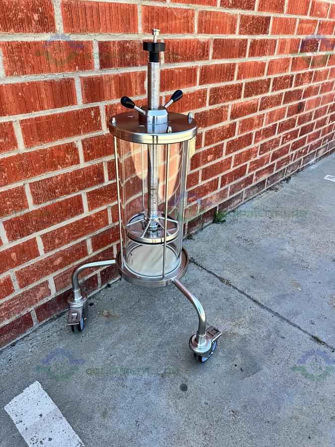 Used Cytiva / GE / Pharmacia BPG / Schott 200 / 500 Chromatography Column