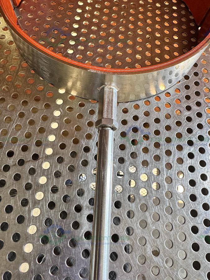 Used Chemglass CG-1947-A200 Stainless Steel Reactor Support 200 mm Clamp