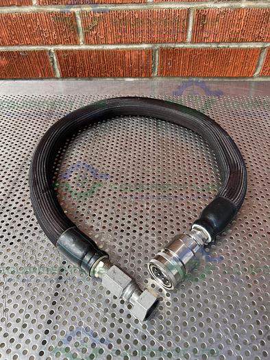 Used Huber Insulated Chiller Hose 53" w/ 1" Female Threaded to Quick Release