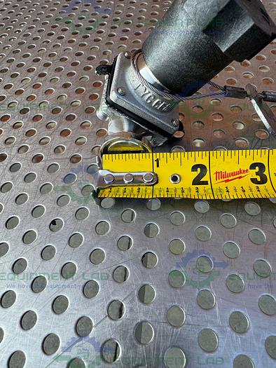 Used ITT Pure Flo .25-316L-RA20MAX-CWP150 Diaphragm Valve w/ 1/4" Sanitary Fittings