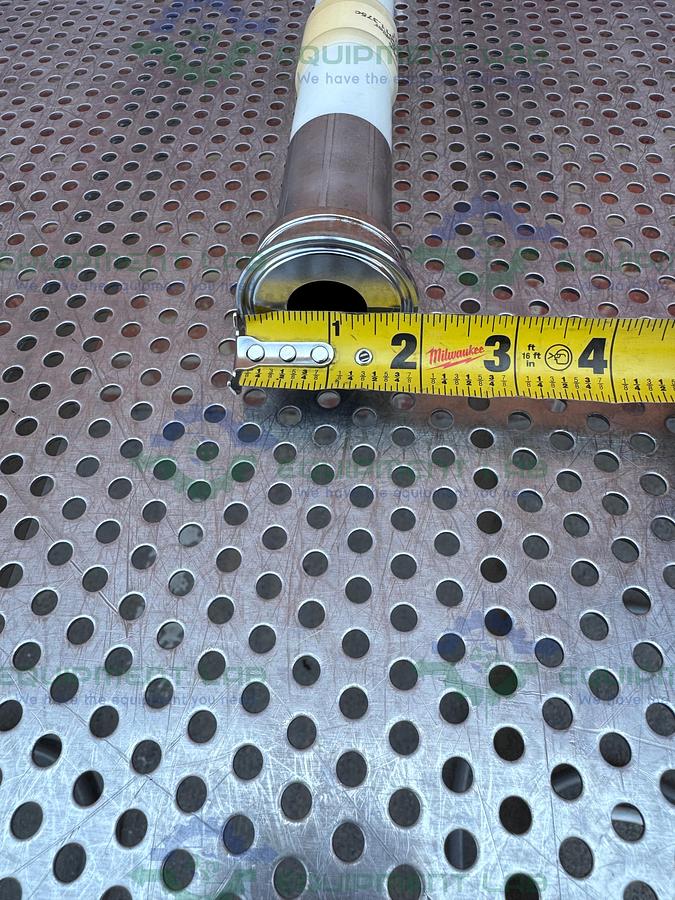 Used Aflex Pharmaline 1815-FH-005  Silicone Hose 12" w/ 1" Sanitary Fitting