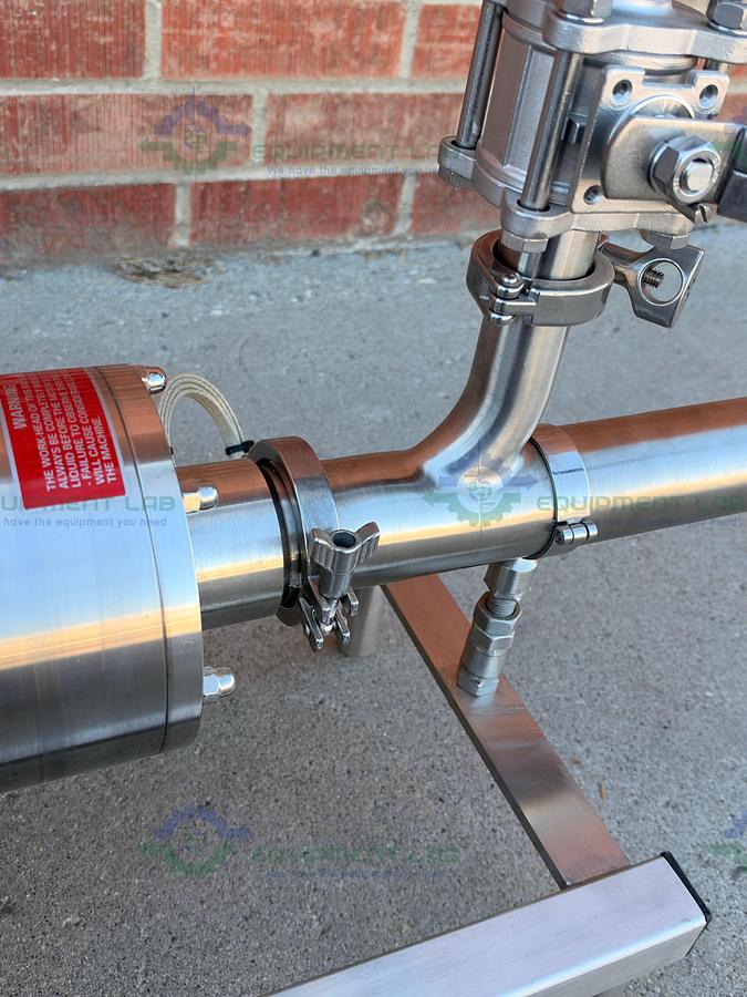 Used Silverson FMX25 High Shear Powder to Liquid Mixer 7.5 HP Motor w/ Powder Hopper