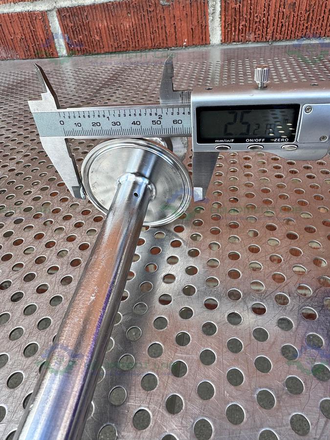 Used Stainless Steel Spray Ball w/ 1.5" to 2.5" Sanitary Fitting