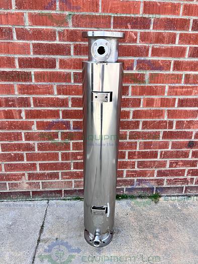 Used Finn-Aqua  Stainless Steel Jacketed Heat Exchanger 9" x 80"