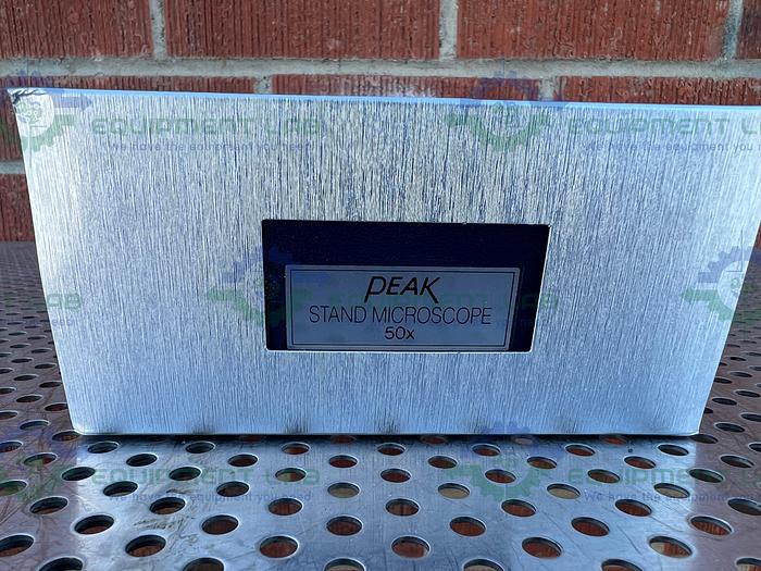 Used Beta Precision Industries  Peak Stand Microscope 50x w/ Electronic Ruler 60"