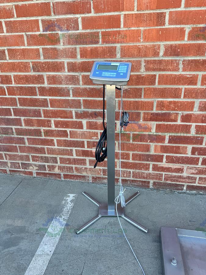 Used Sartorius Minebea Intec IFS4-600II-I SS Scale 1320 LBS w/ MIS2U Readout