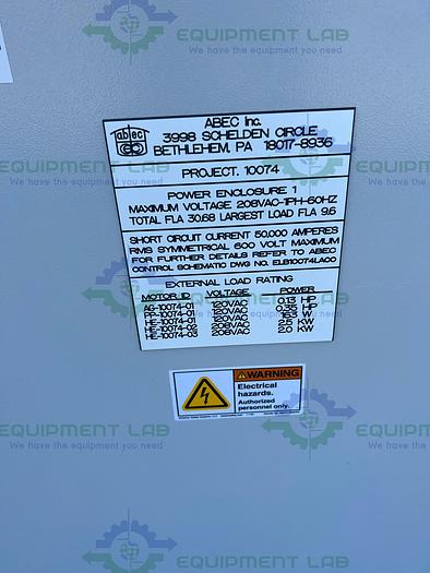 Used Industrial Control Panel 8017575 Standard Enclosure 12" x 24" x 24"