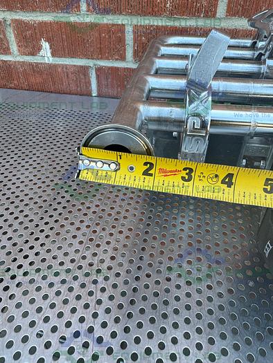 Used 5 ITT Pure Flo Advantage Stainless Steel Diaphragm Valve w/ 1" Sanitary Fitting