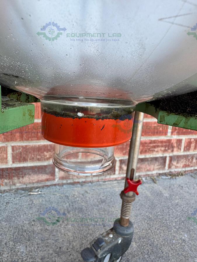 for parts or not working Chemglass 20 Liter Jacketed Glass Reactor w/ Stand, Impeller