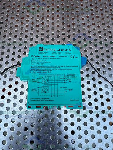 Used Lot of 2 - Pepperl Fuchs KFD2-SCD2-Ex2.LK Signal Isolator Safety Barrier