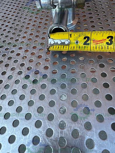 Used BS&B FR-C Safety Head 1" Fitting w/ 45 PSIG Rupture Disc, 3/4" Tee Fitting