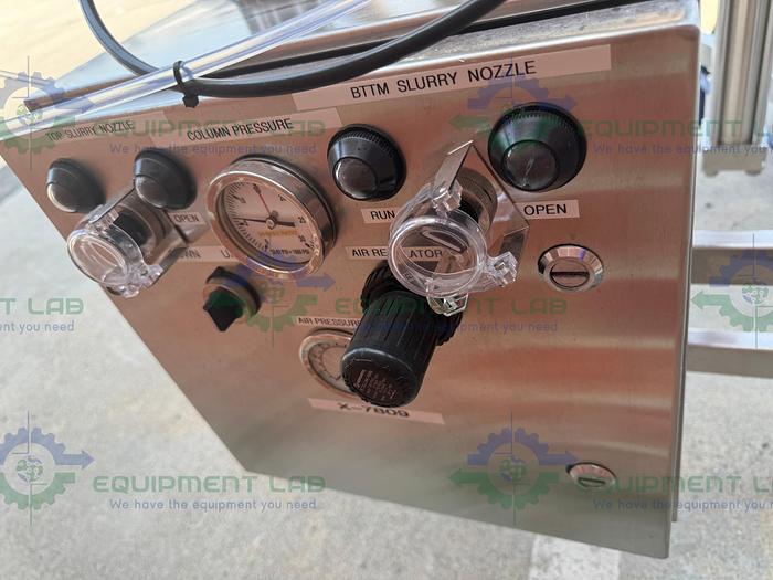 Used Mann Stainless Steel 400mm x 450mm Chromatography Column 45 PSI