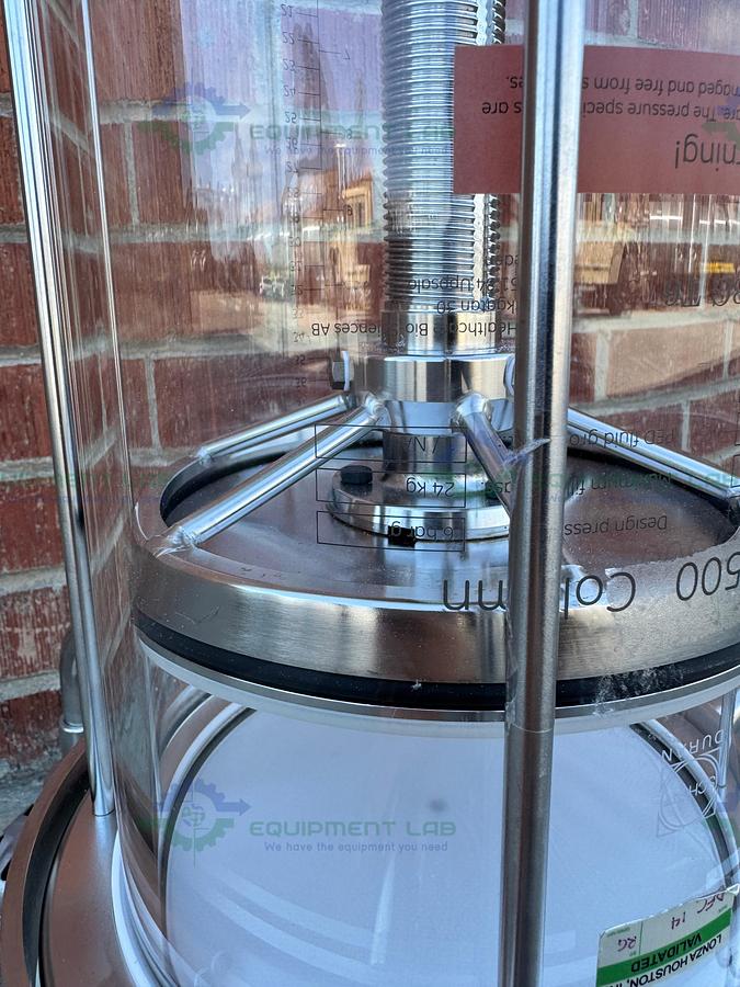 Used Cytiva / GE / Pharmacia BPG 200 / 500 Chromatography Column CHIPPED GLASS