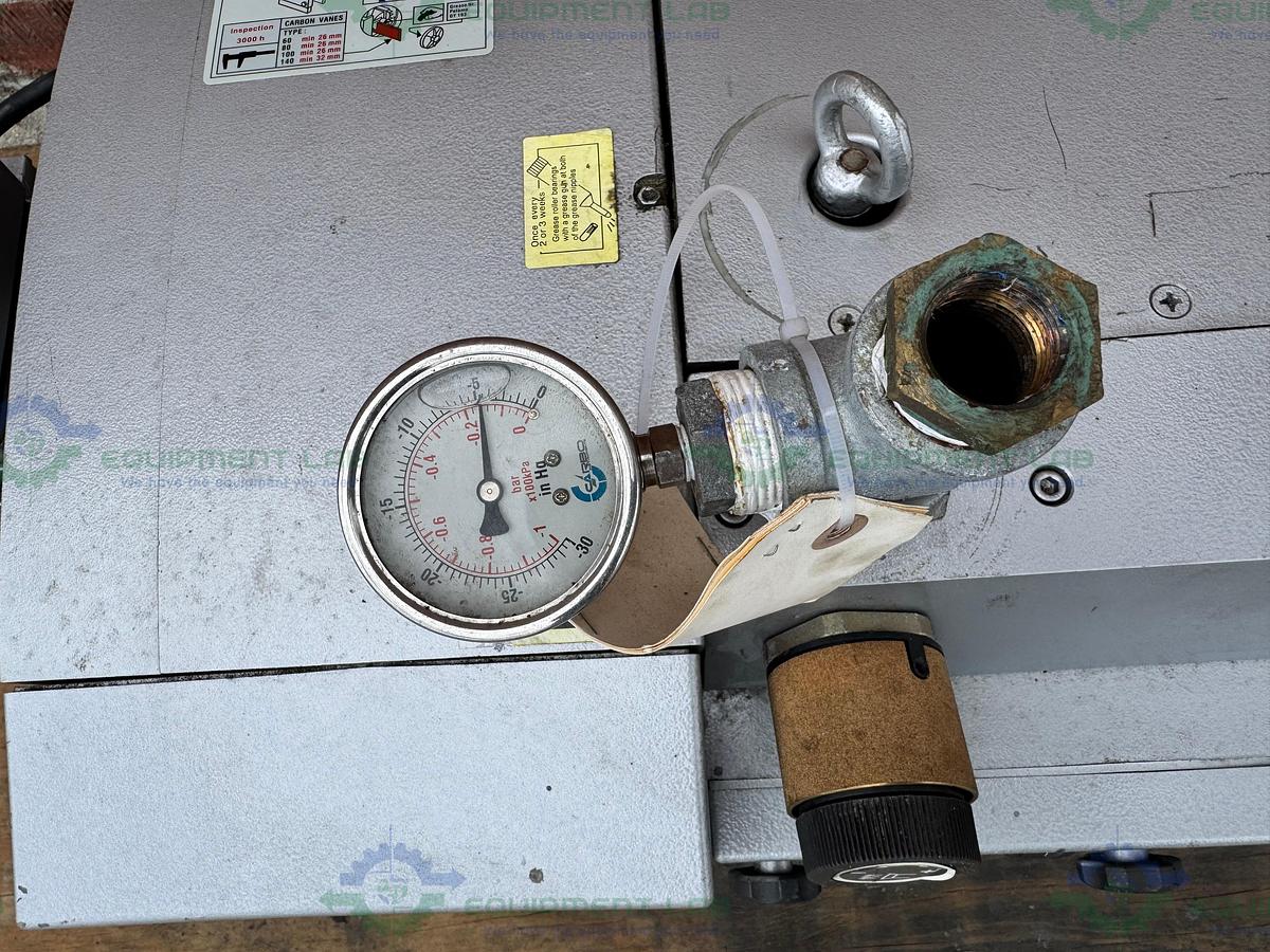 Used Republic  DRT-3100 Dry-Running Rotary Vane Vacuum Pump w/ Eurovac 5.5 kW Motor