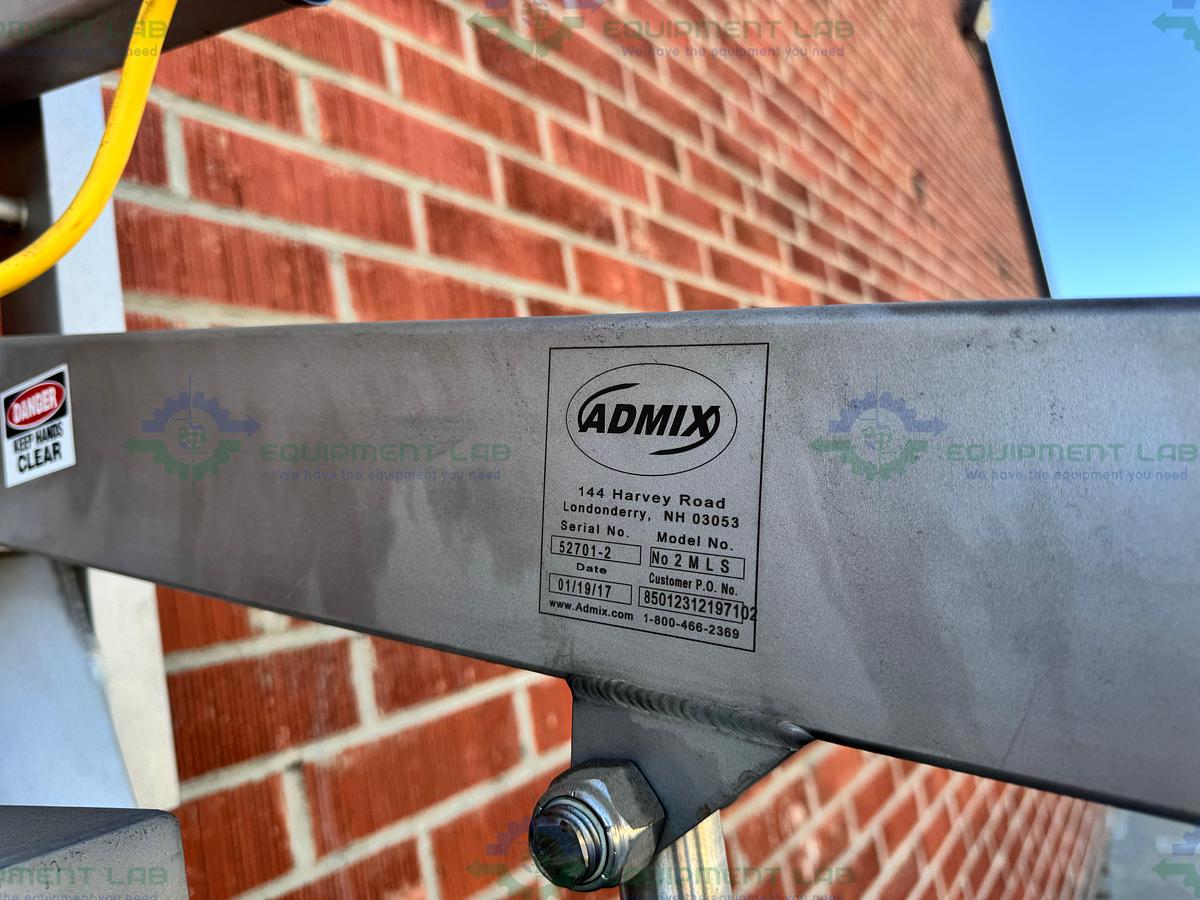 Used Admix 100RXGF-050 RotoMixx 1/2 HP w/ Admix Frame, ABB Controller 480V