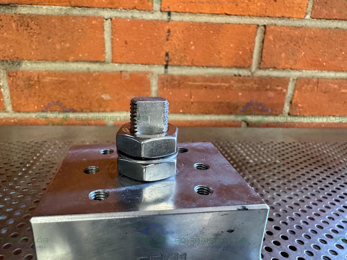 Used Unknown Brand Stainless Steel Ball Valve w/ KF50 Vacuum Fitting