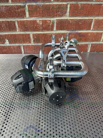 Used 5 ITT Pure Flo Advantage Stainless Steel Diaphragm Valve w/ 1" Sanitary Fitting