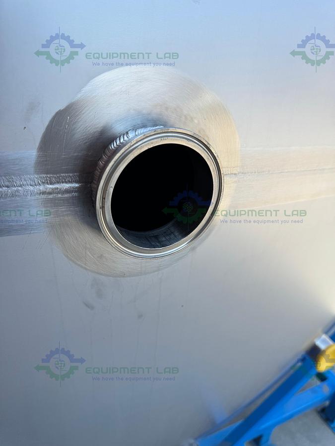 1000 Gallon Stainless Steel Jacketed Vessel / Holding Tank